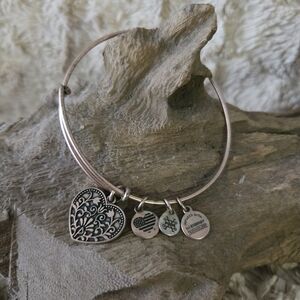 Alex and Ani Rose Gold Charm Bracelet